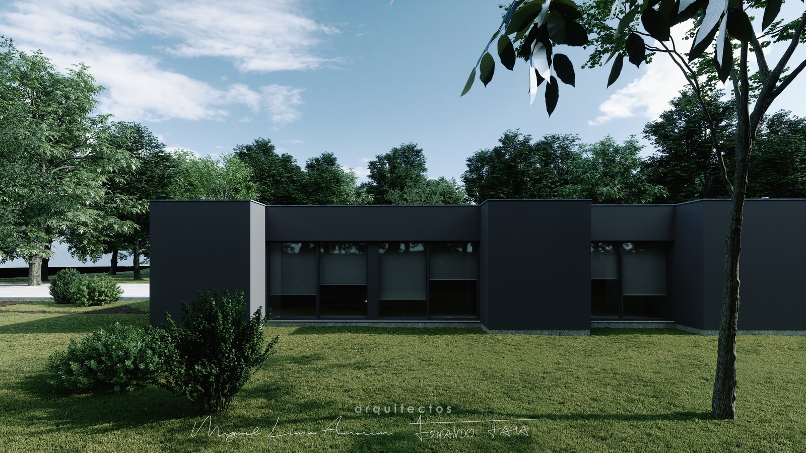 ARQ‑P220 Pátio (Baru) — 3D
