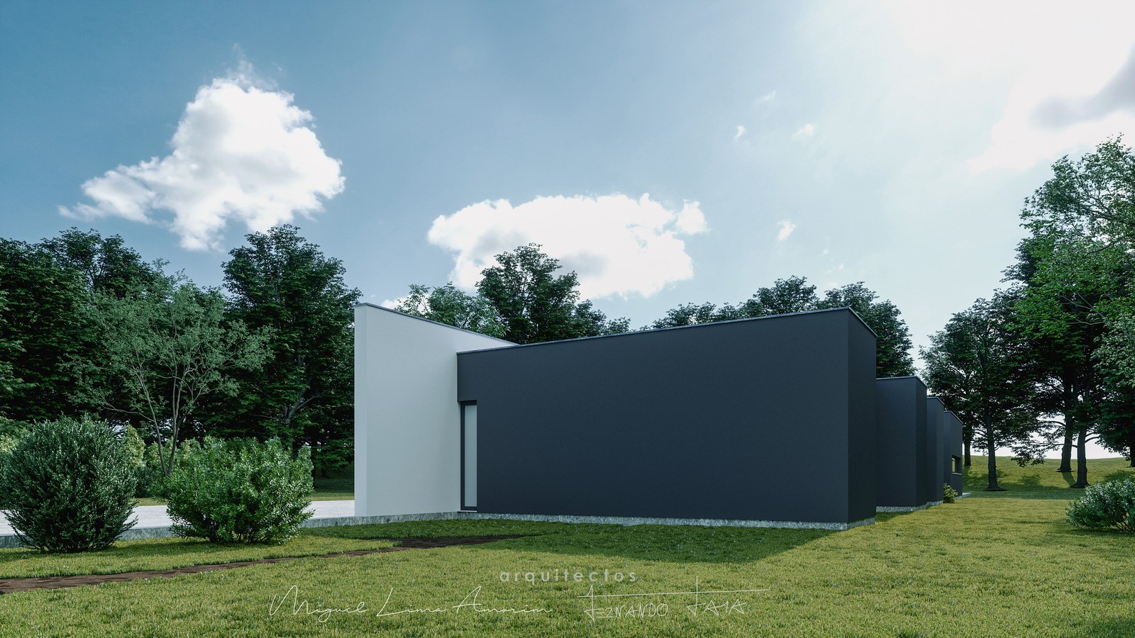 ARQ‑P220 Pátio (Baru) — 3D